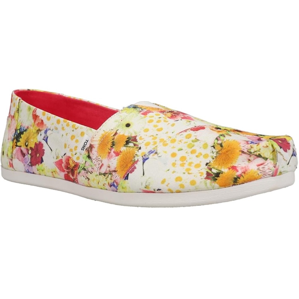 TOMS Women's Multicolor Floral Flats